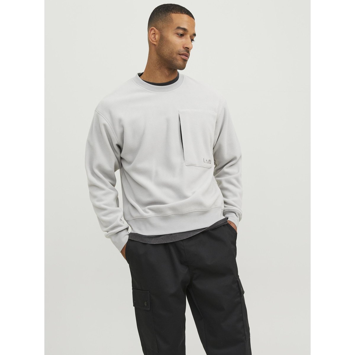 Sweat-Shirt grise - high-rise, JACK & JONES