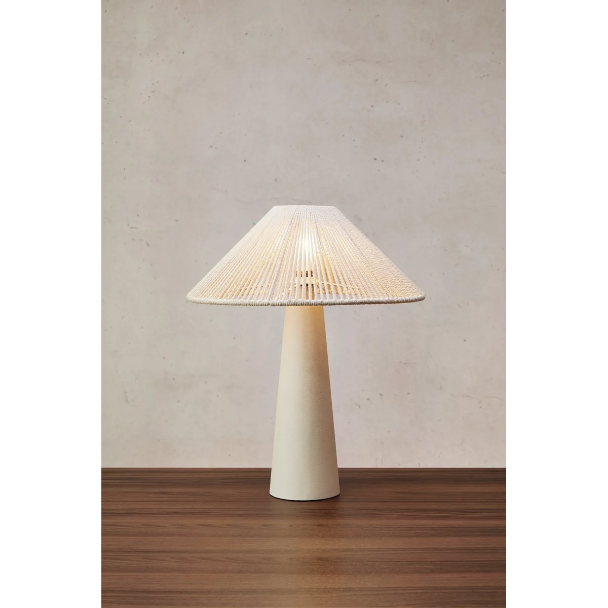 Lampe de table métal et coton FAVORO beige, MARKSLOJD