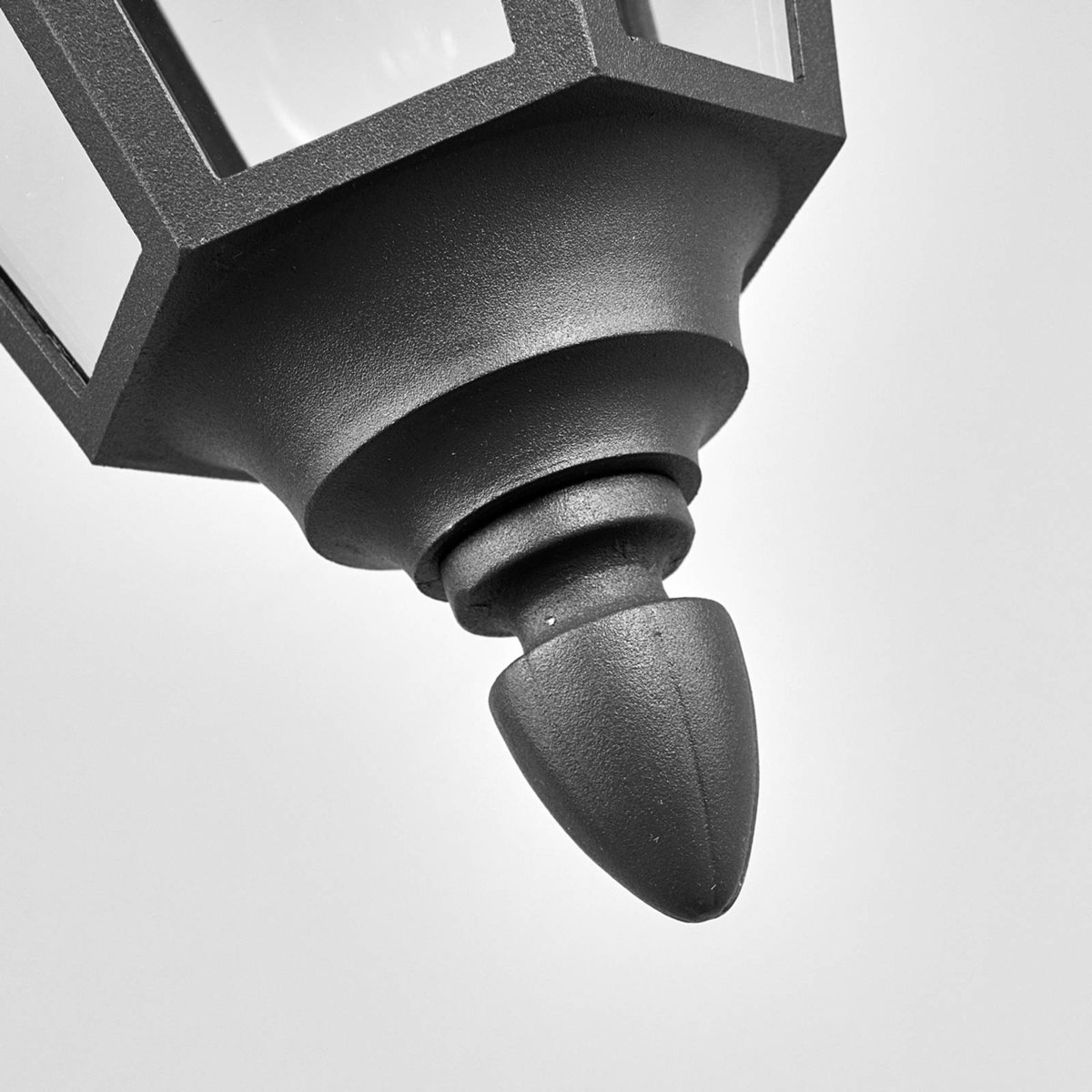 Luminaire extérieur en aluminium moderne anthracite, transparent, LINDBY