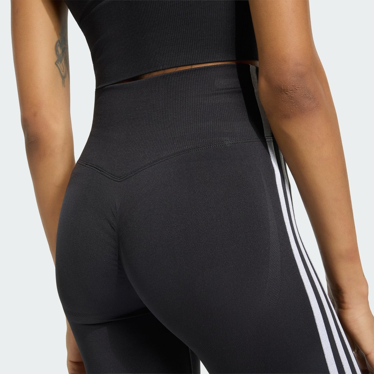 Legging Sans Couture Essentials 3 Bandes Legging Sans Couture Essentials 3 Bandes black, adidas Originals