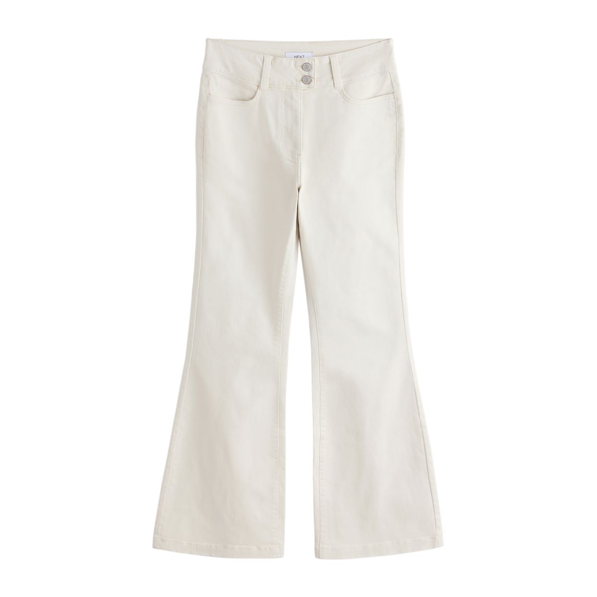 Pantalon chino évasé écru, NEXT