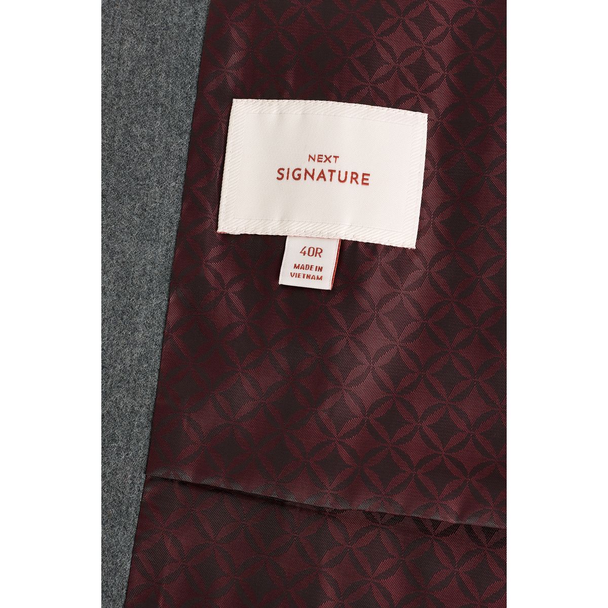 Gilet de costume zignone en flanelle texturée Signature gris, NEXT