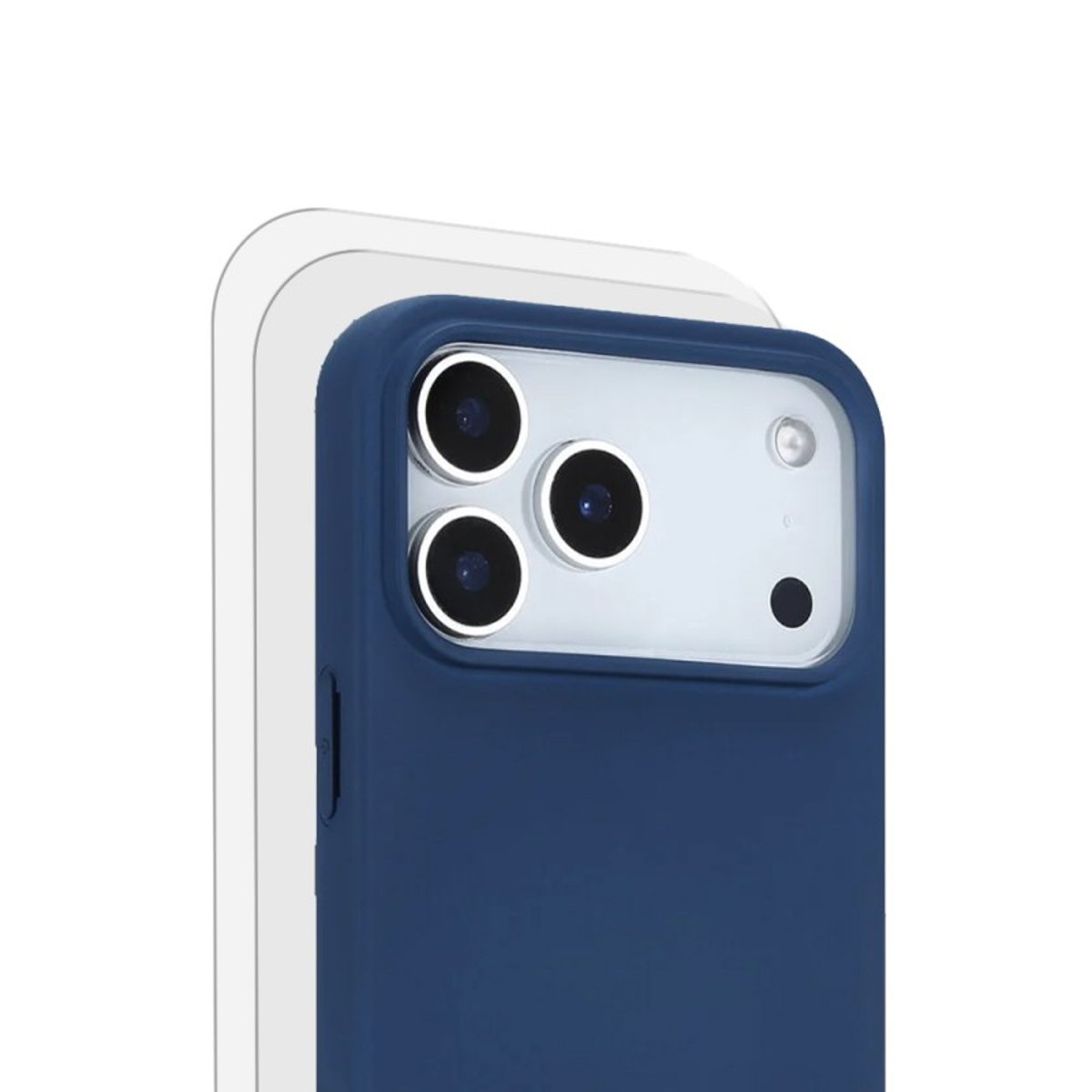 Coque iPhone 17 Pro antichoc + 2 vitres bleu, EVETANE