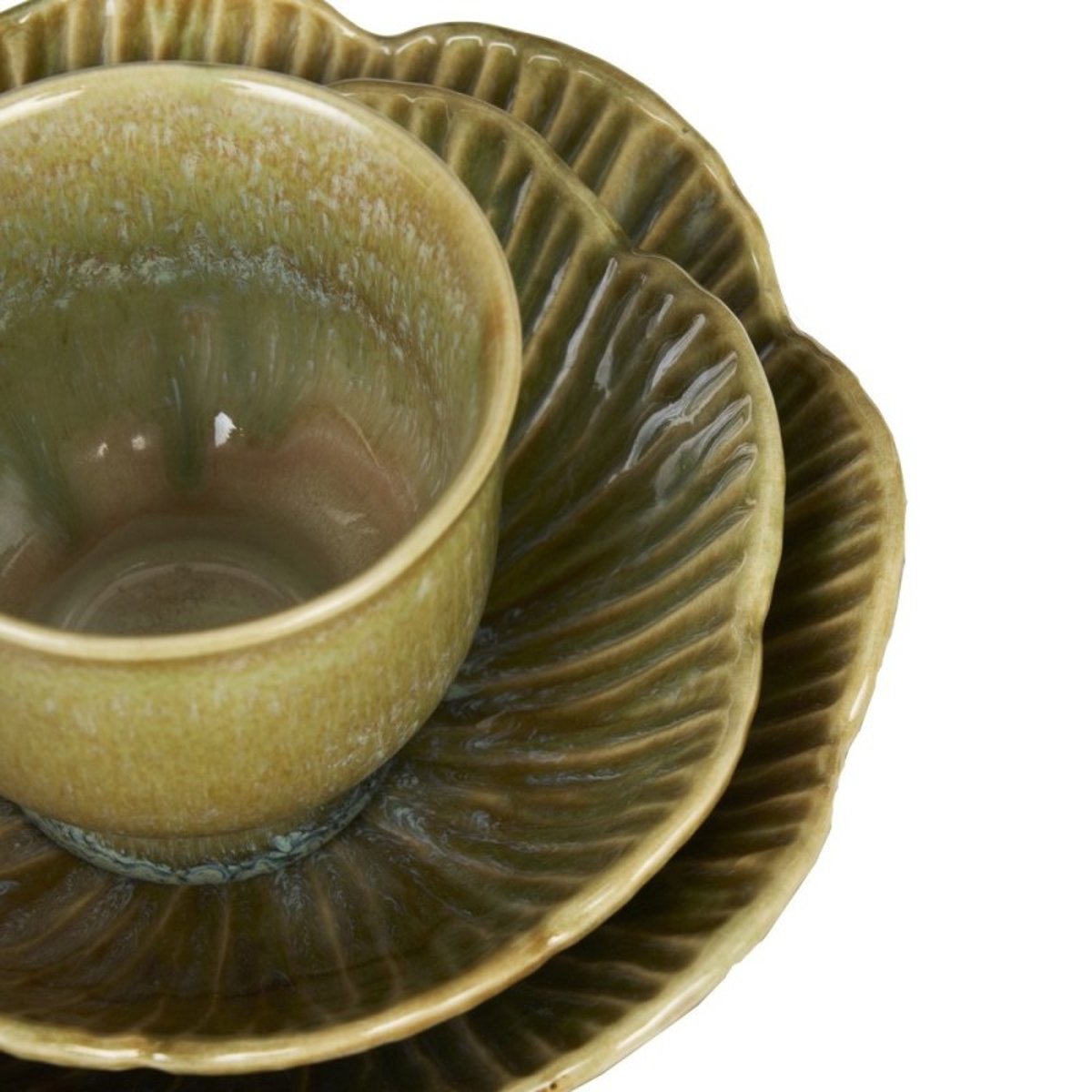 Tasse à café grès jaune, MADAM STOLTZ