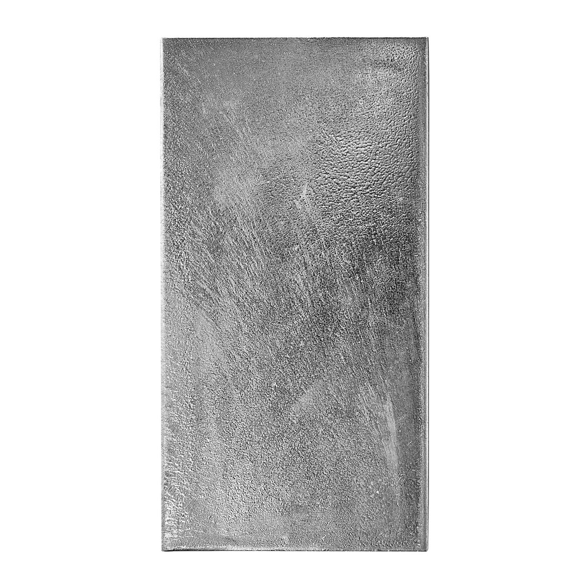 Applique murale extérieure adapté aux zones côtières en acier galvanisé, CANTO Maxi carré 2 acier galvanisé, NORDLUX