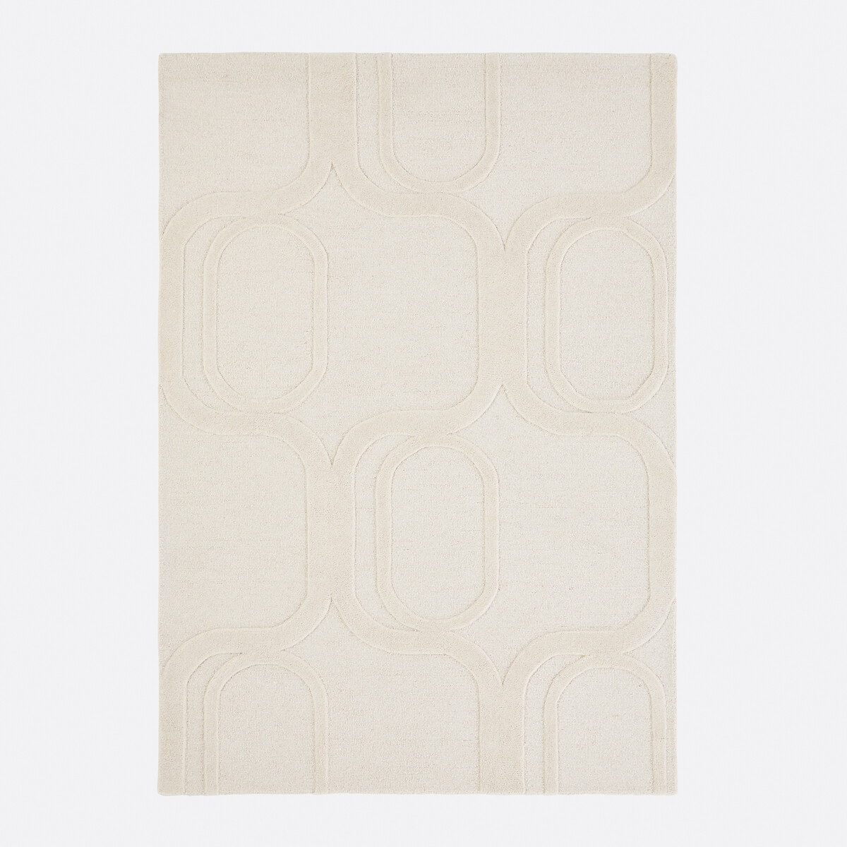 Tapis 100% laine, Massimo ecru, LA REDOUTE INTERIEURS