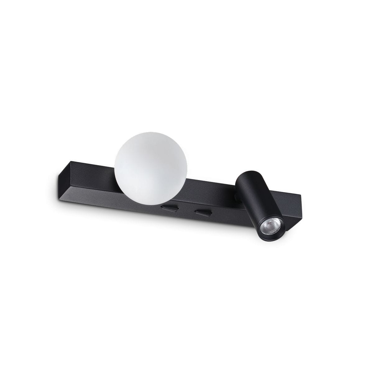 Applique PING PONG noir, IDEAL LUX