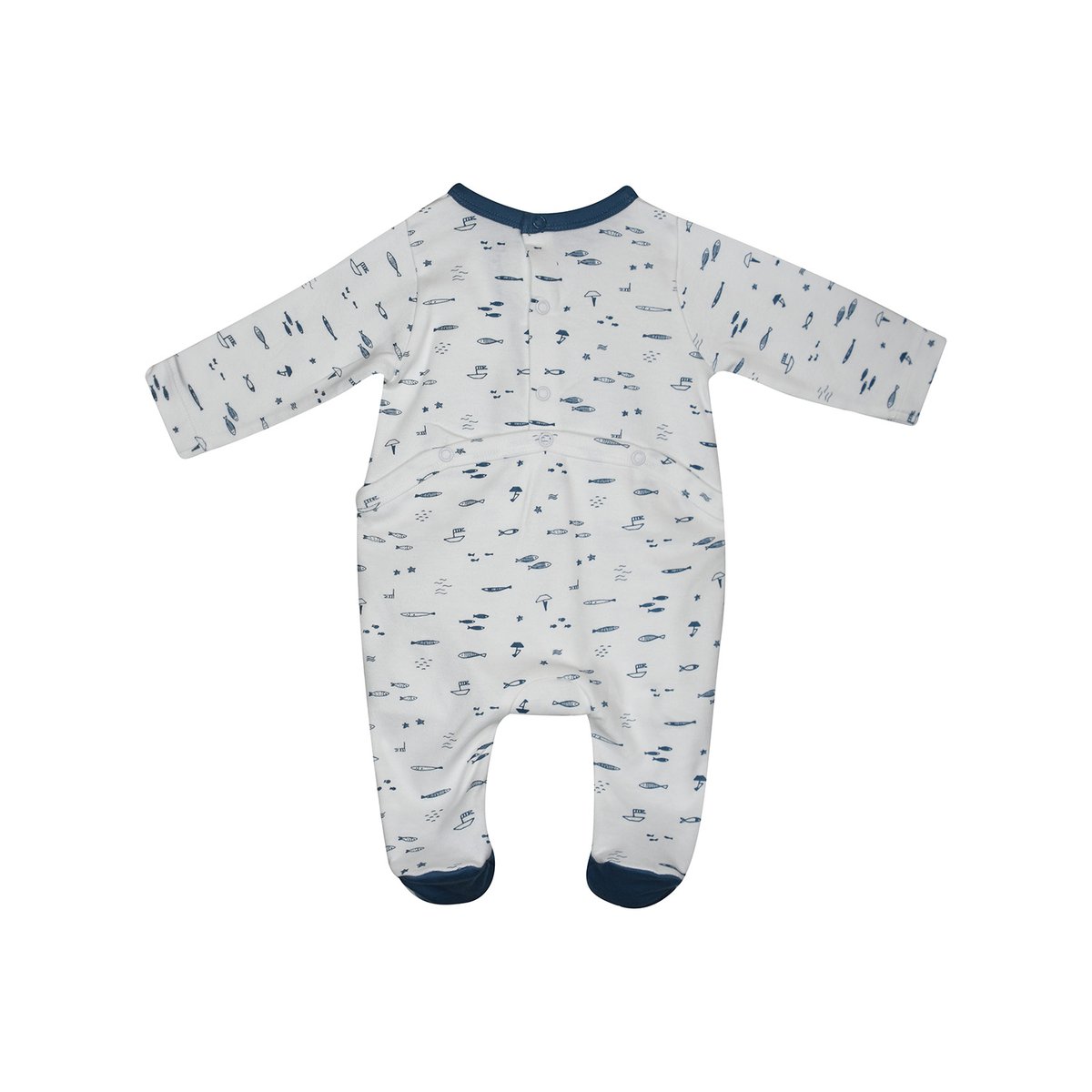 Dors bien luan interlock pont dos bebe bleu, SUCRE D'ORGE