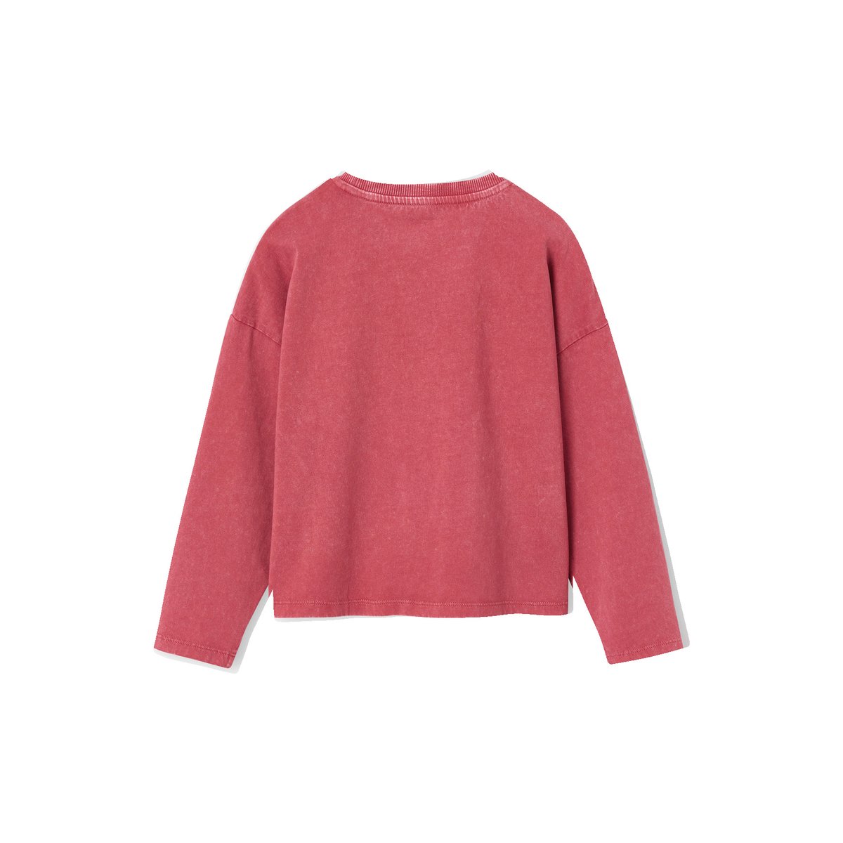 T-shirt manches longues vieux rose, VERTBAUDET
