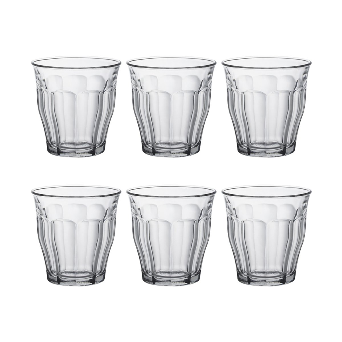 Boîte de 6 gobelets Picardie 9 cl - PICARDIE transparent / cristal, DURALEX