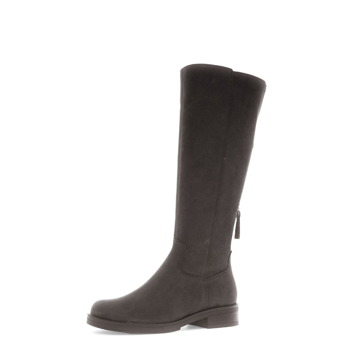 Bottes en cuir à talon décroché gris, GABOR
