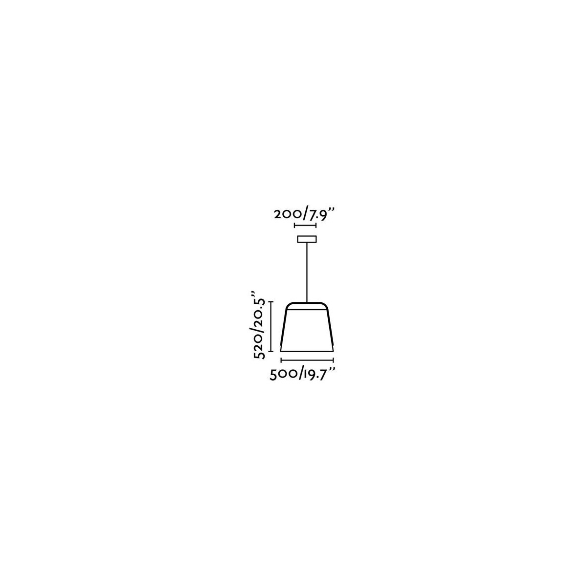 Suspension    STOOD marron, FARO