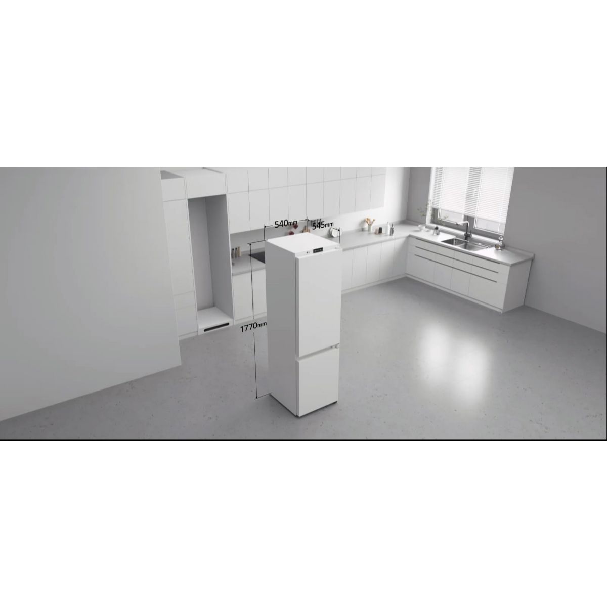 Réfrigérateur combiné GTFN256SER couleur unique, LG