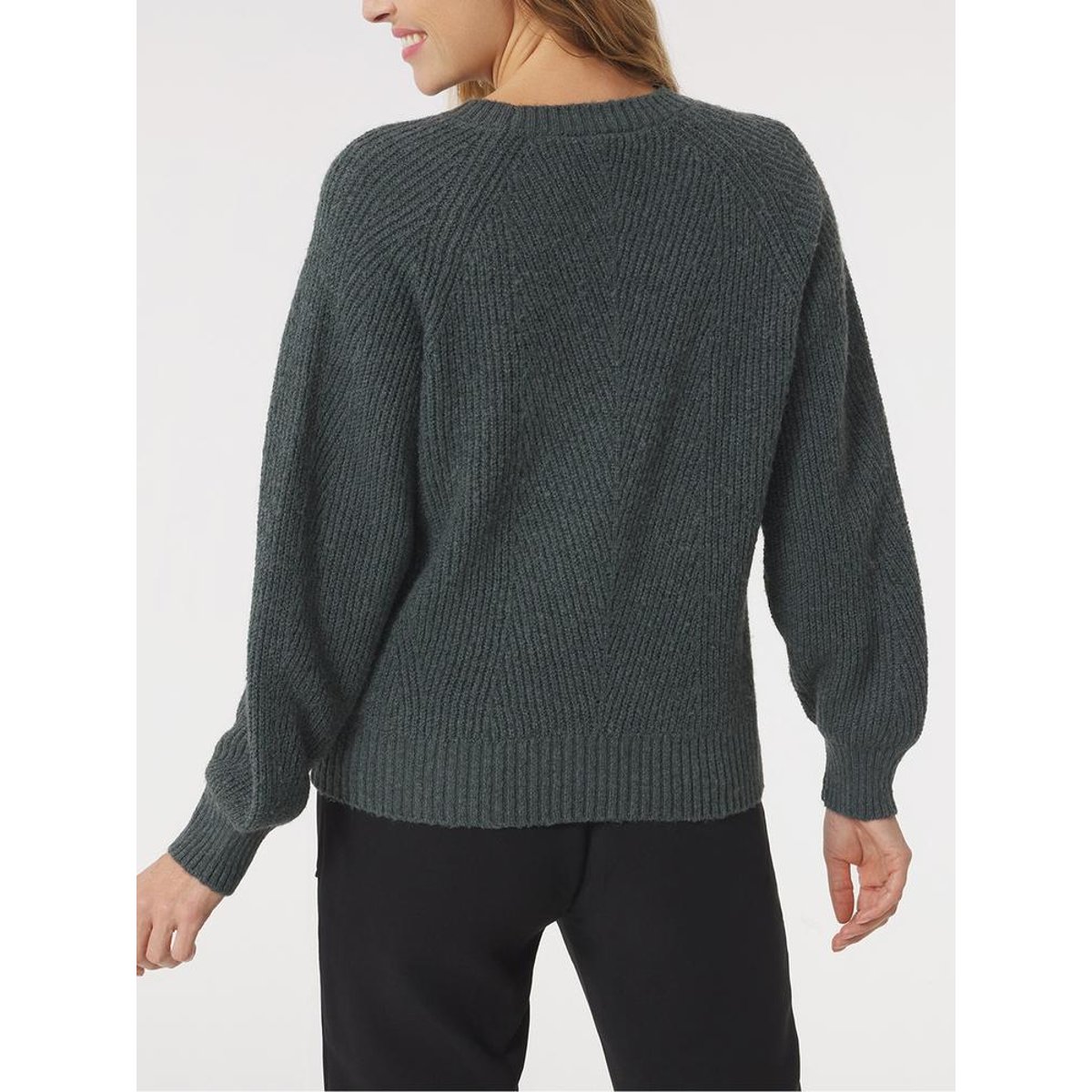 Pull col rond JENNYPUL19488 sapin, TBS
