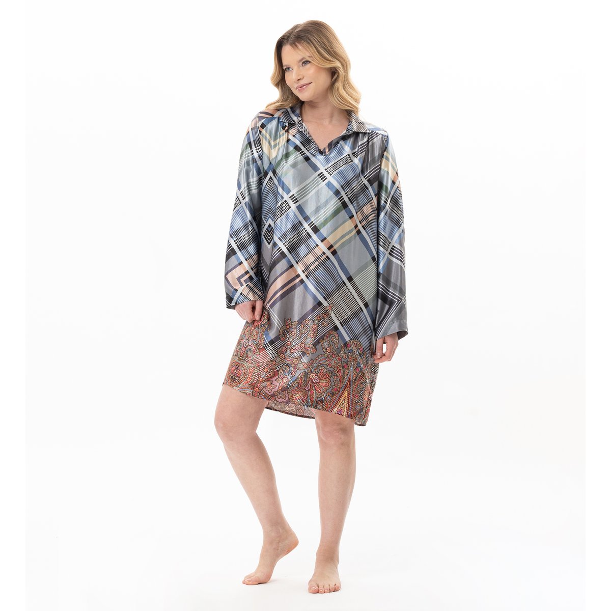 Chemise de nuit en viscose BRADLEY 101 multicolore, LE CHAT
