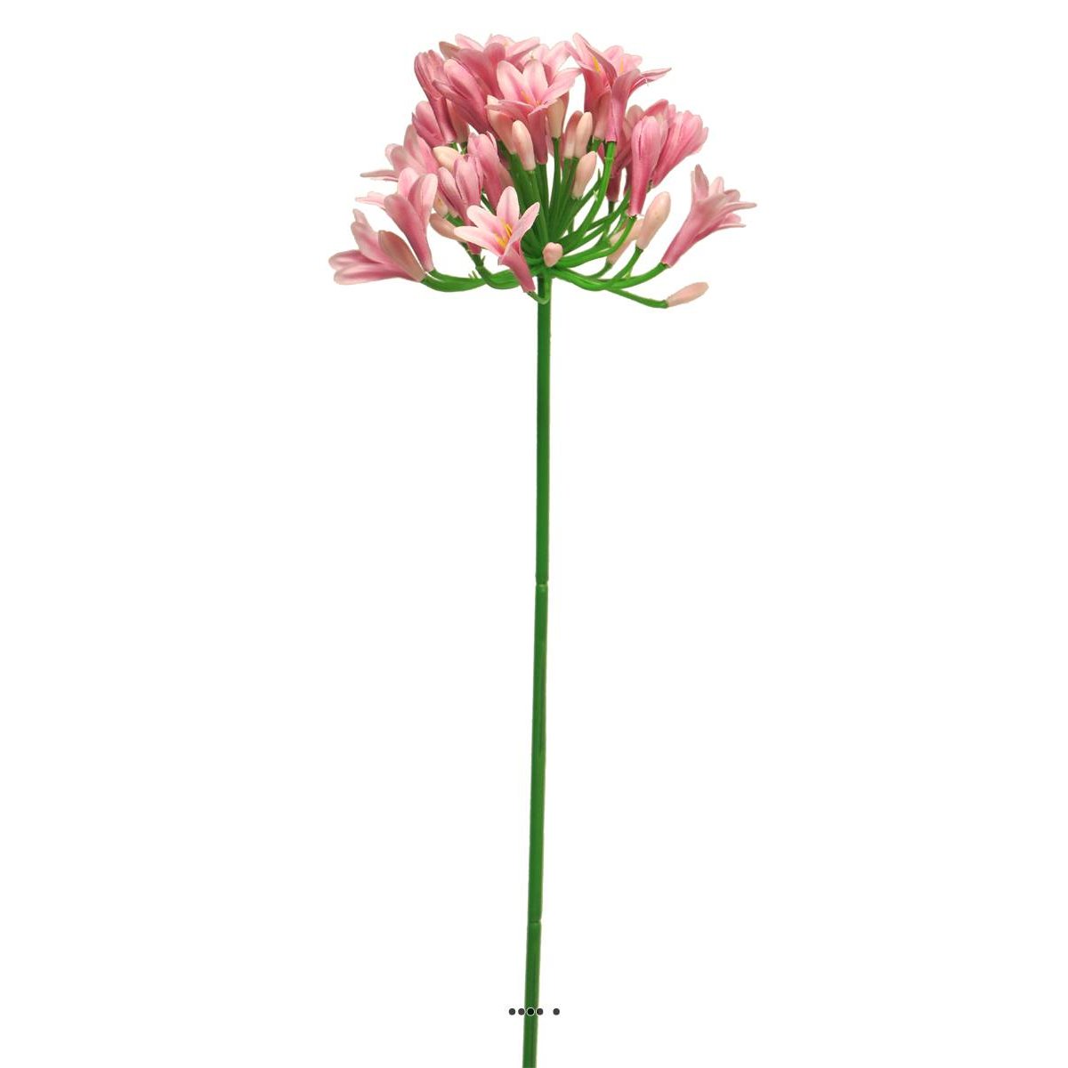 Agapanthe artificielle en tige H75 cm rose, ARTIFICIELLES
