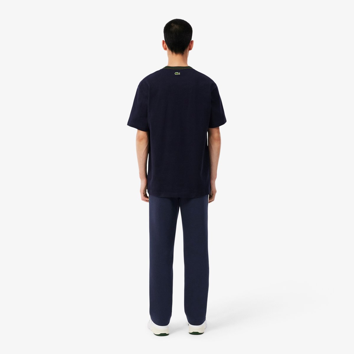Pantalon de survêtement fabriqué en France bleu-mxq, LACOSTE