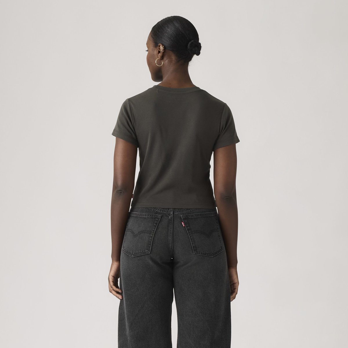 T-shirt graphique essentiel style sport noir - vintage levis logo_shine pirate black, LEVI'S