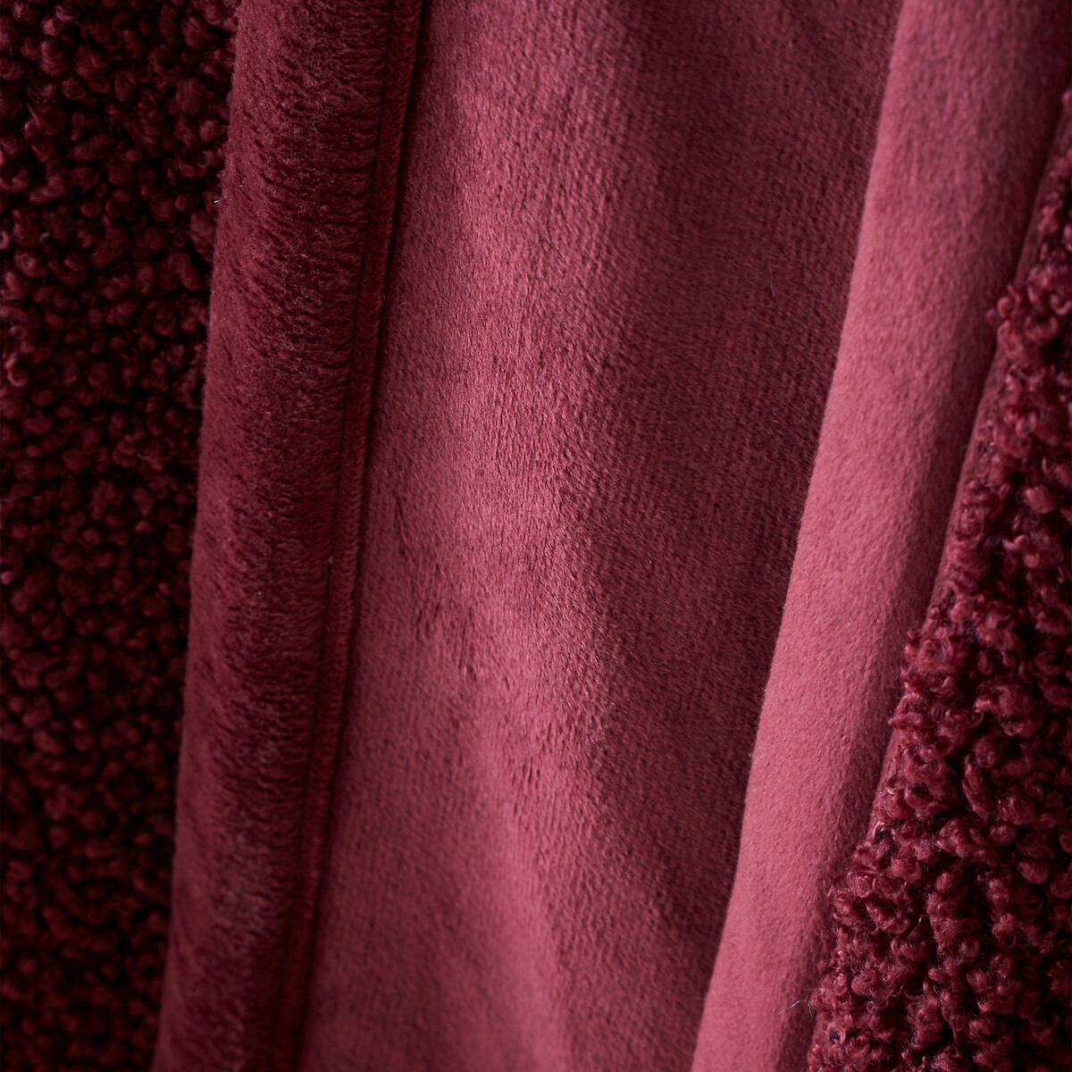 So Soft Velvet Boucle Throw purple, CATHERINE LANSFIELD
