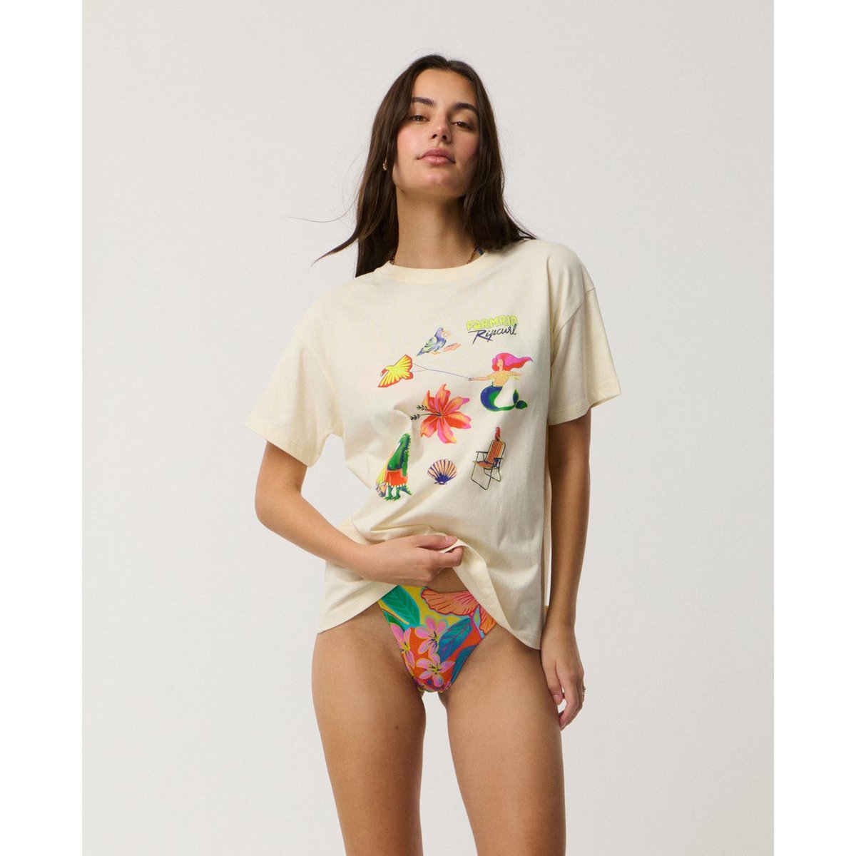 T-shirt relax Desire vanilla, RIP CURL