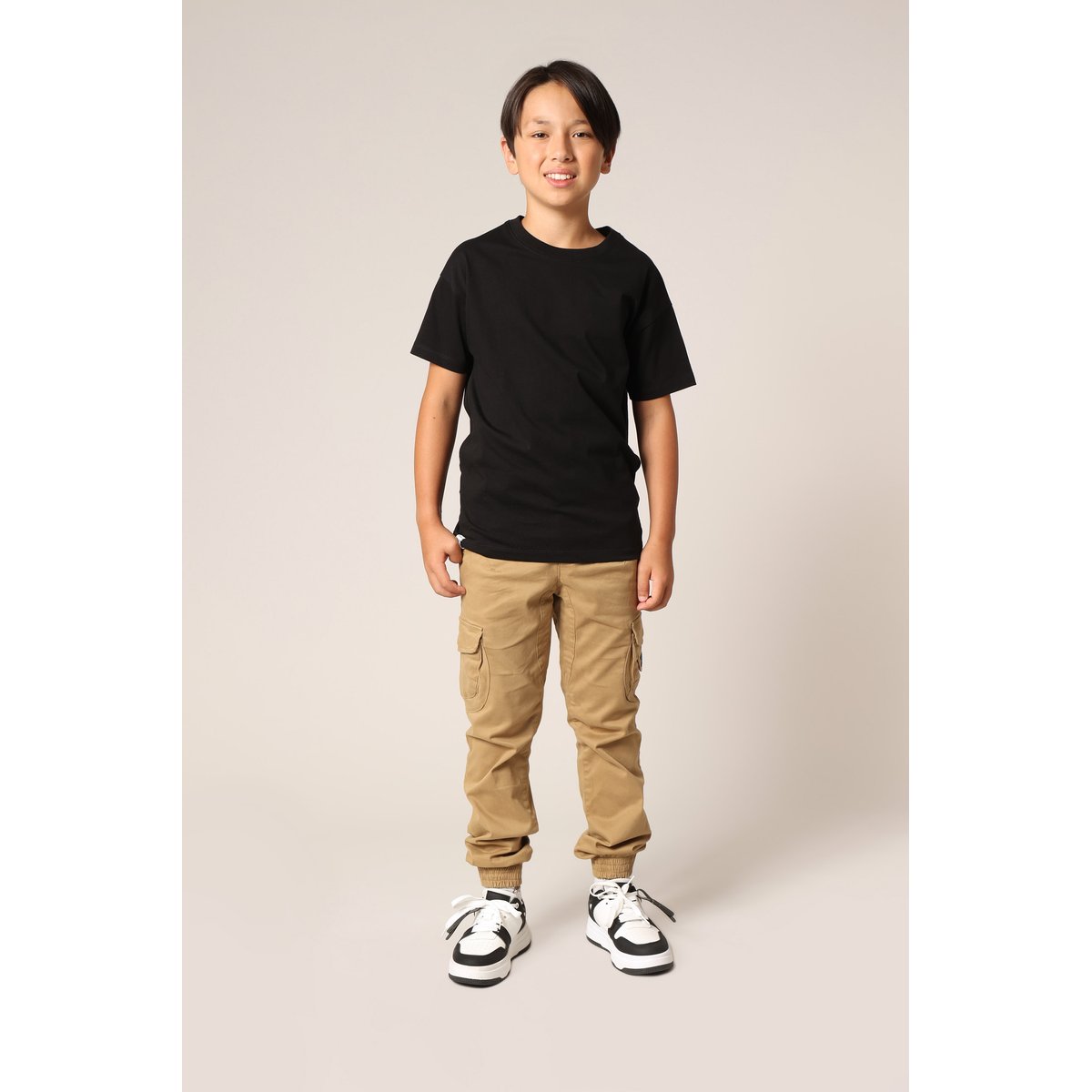 T-shirt uni oversize pour garçon en 100 % coton
IDEAL black, DEELUXE