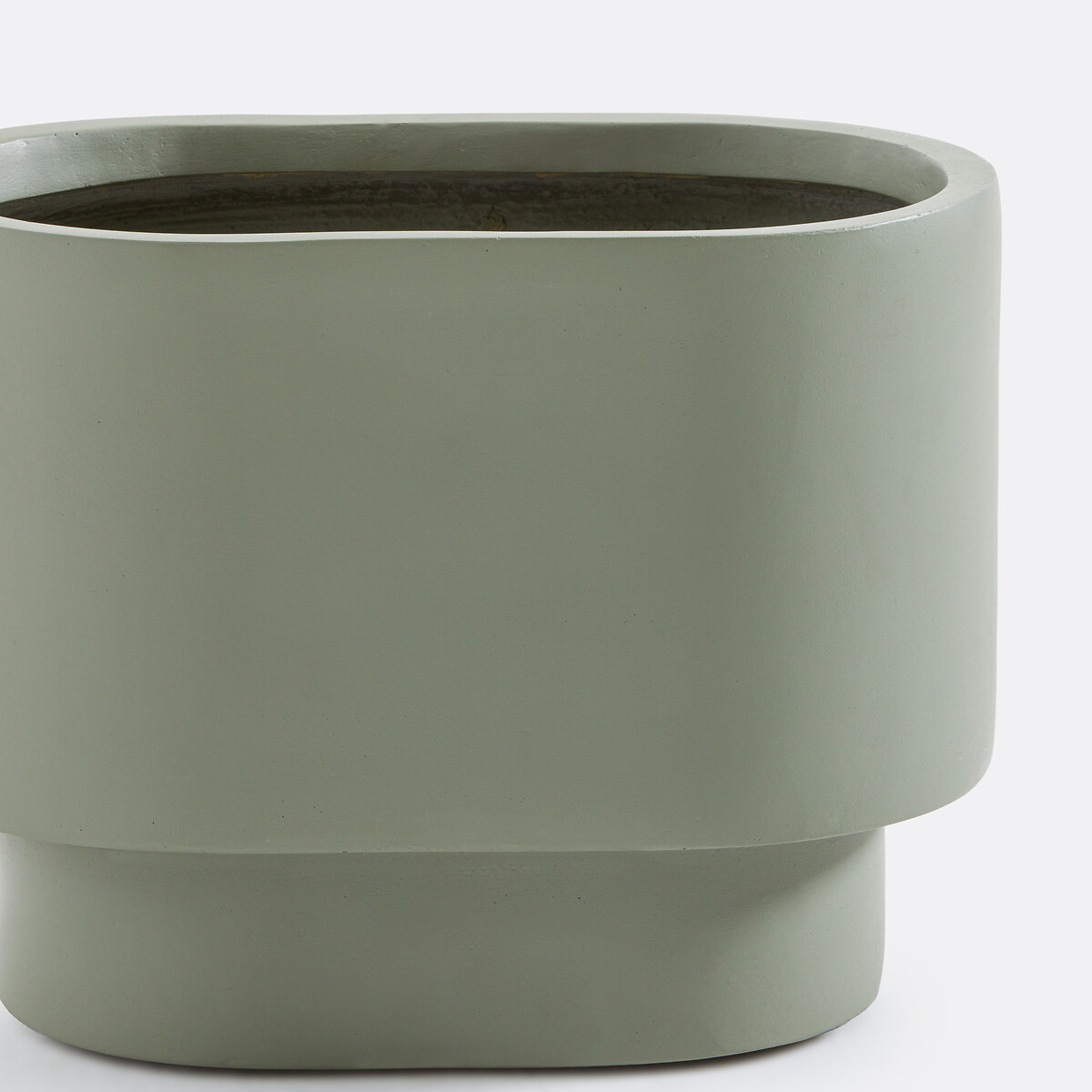 Fervia Clay Fibre Plant Pot Holder Height 24cm green, LA REDOUTE INTERIEURS