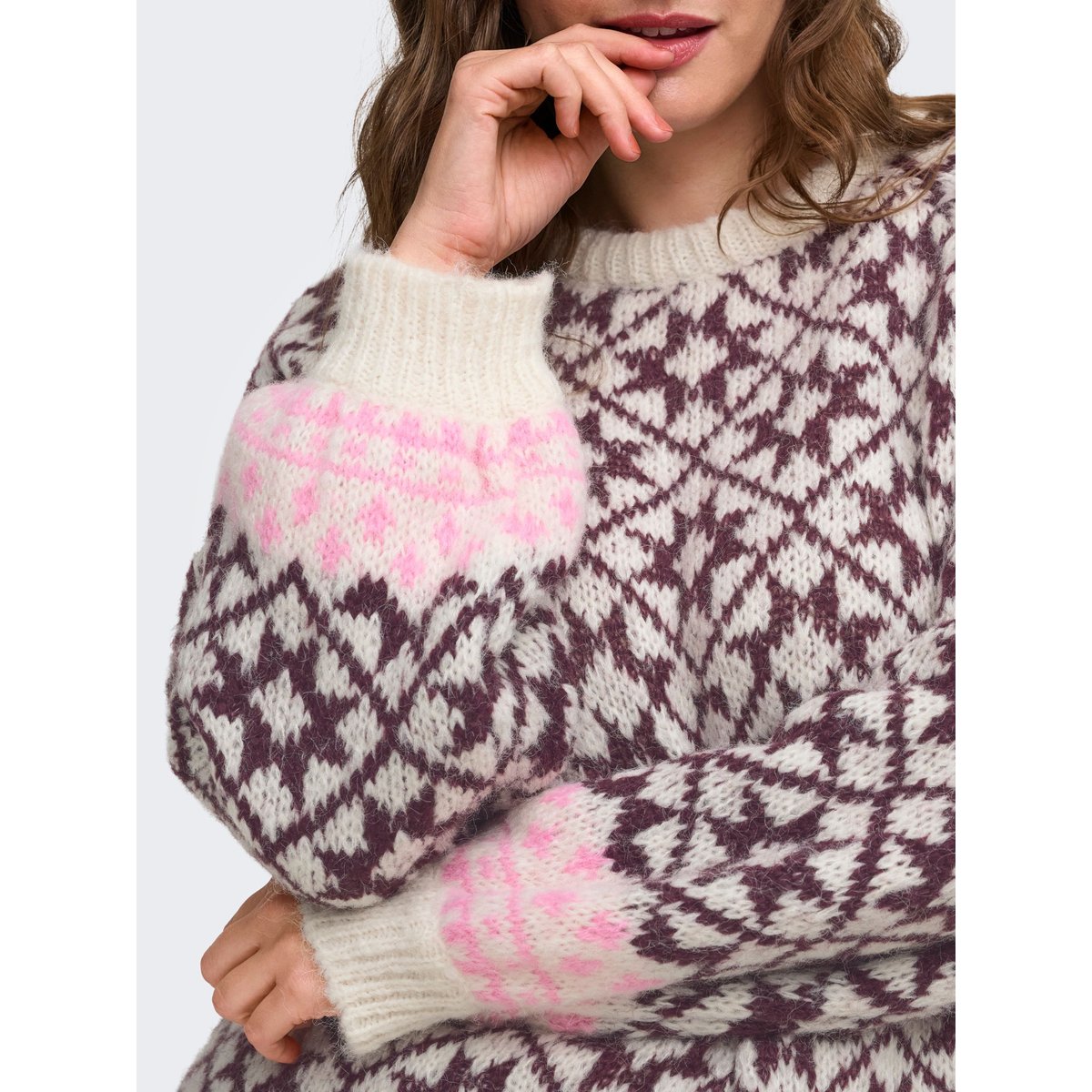 Pull En Maille birch 1, ONLY CARMAKOMA