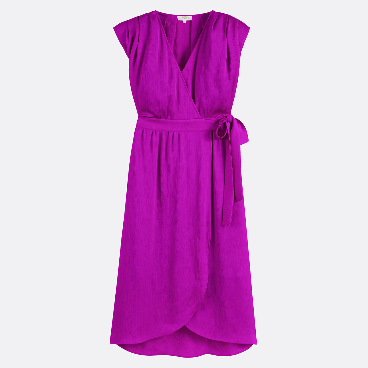 Sleeveless Wrapover Dress, CESARIA purple, SUNCOO