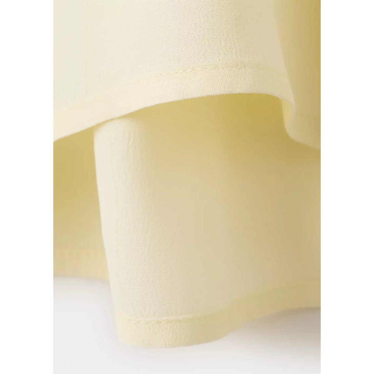 Top halter avec détail anneau jaune pastel, MANGO TEEN