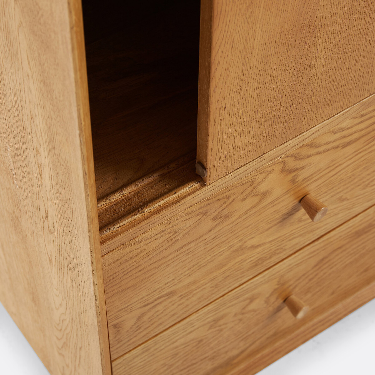 Armoire Quilda bois clair miel, LA REDOUTE INTERIEURS