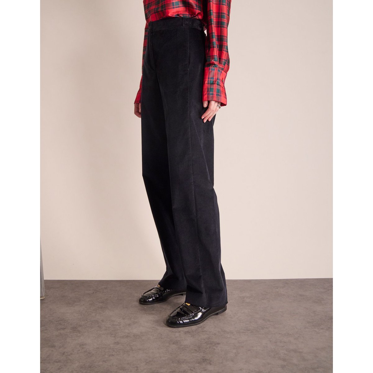 Pantalon Philo bleu marine, INES DE LA FRESSANGE PARIS
