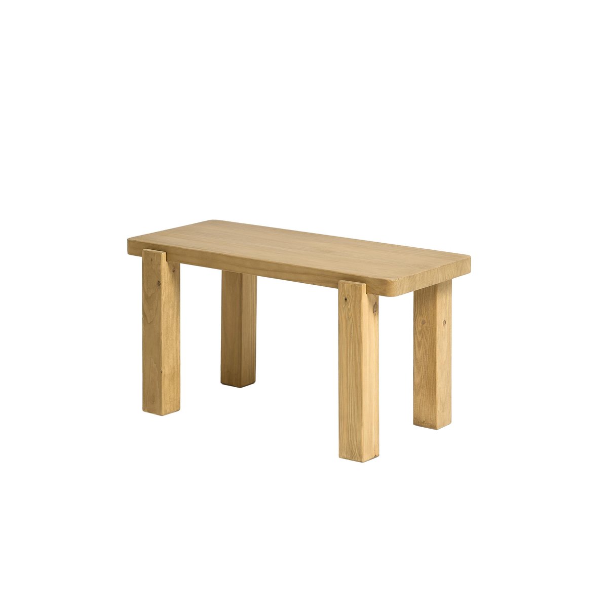 Banc en bois naturel 80 cm - BUSK naturel, HANNUN