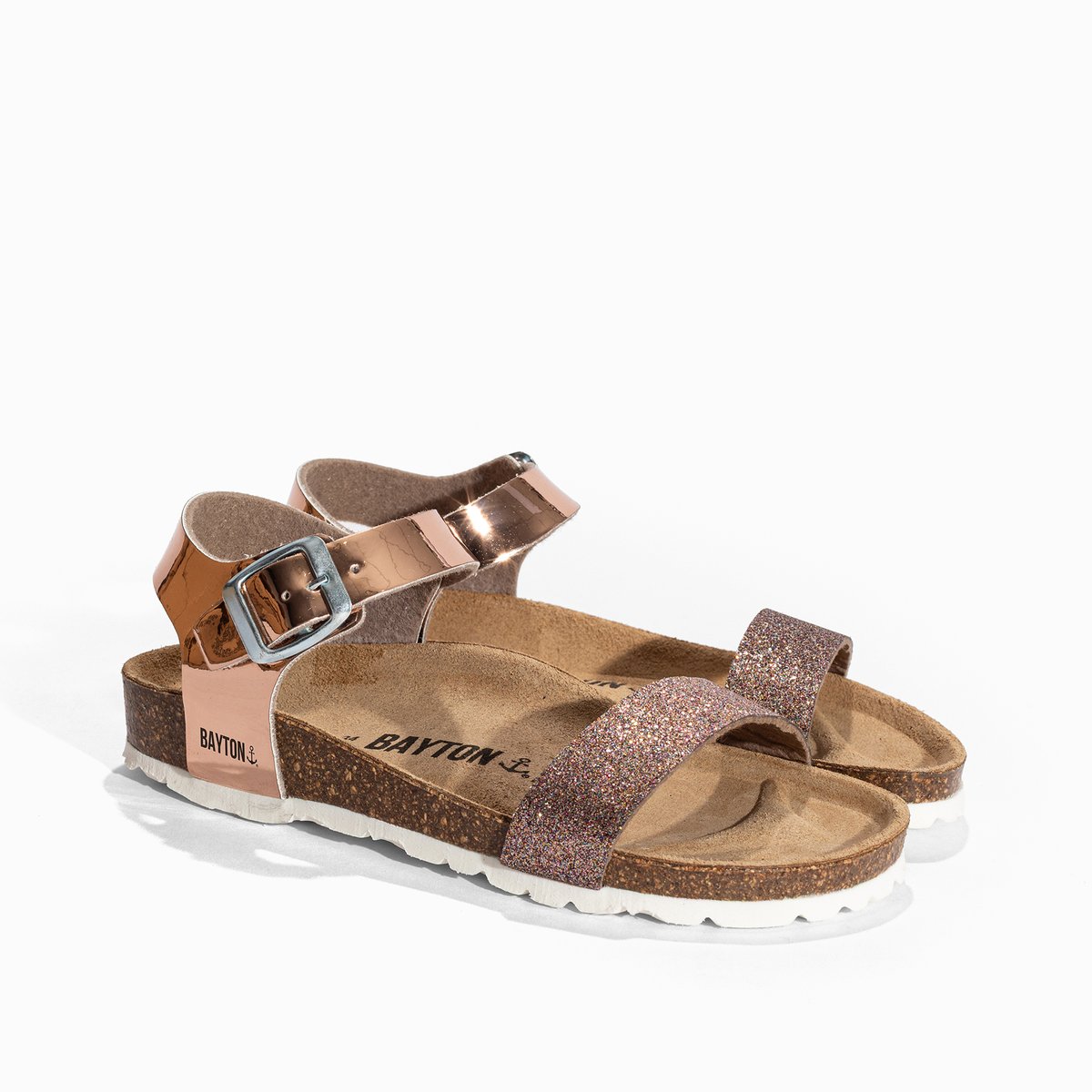 Sandales TYCHE  s champagne, BAYTON