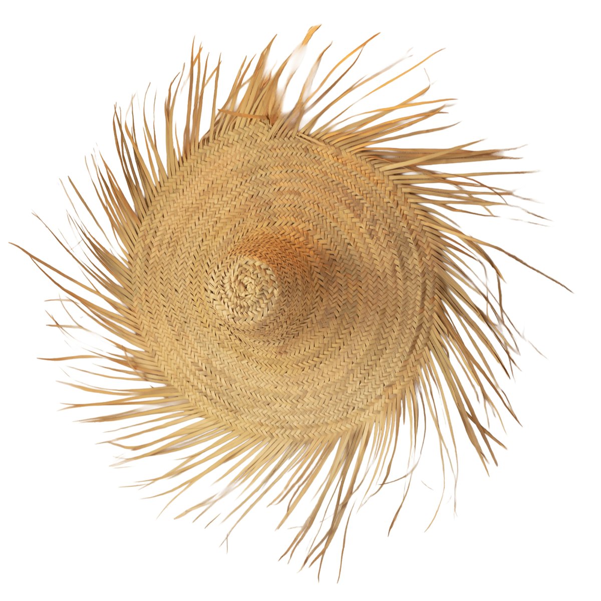 Chapeau de paille naturelle XXL - LOJI naturel, HOME MAISON