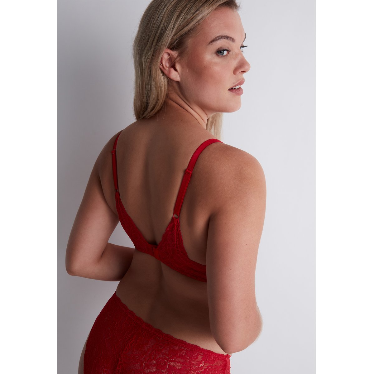 Soutien gorge Triangle avec armatures Rosessence rouge, AUBADE