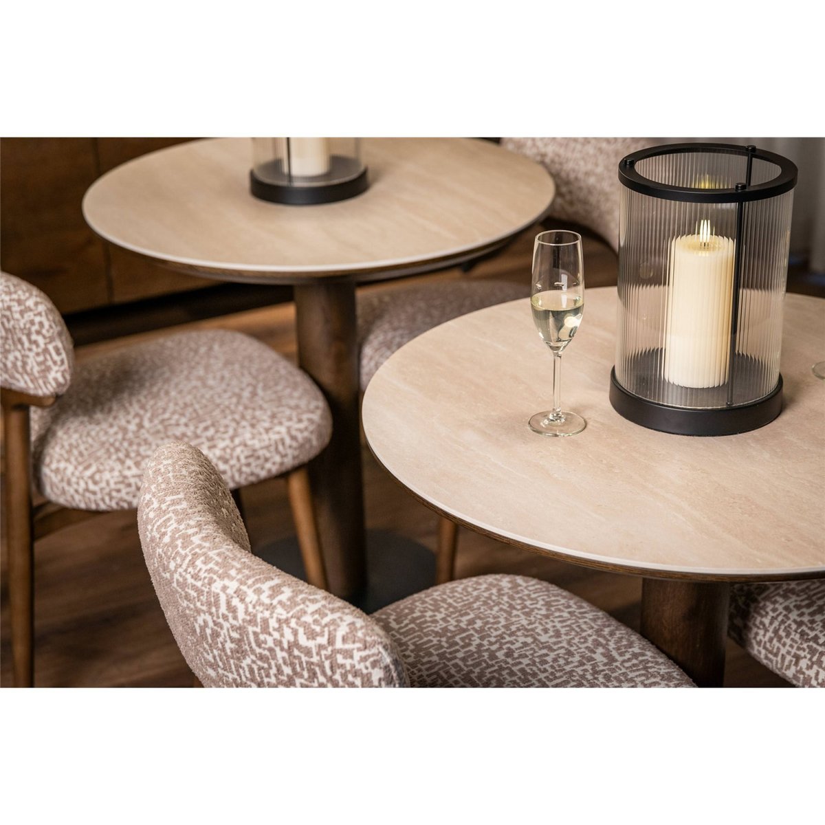 Table bistrot ronde marron, RECOLLECTION