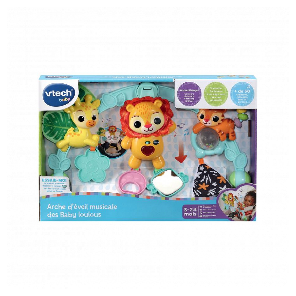 Arche d'Éveil musicale des baby loulous bleu, VTECH