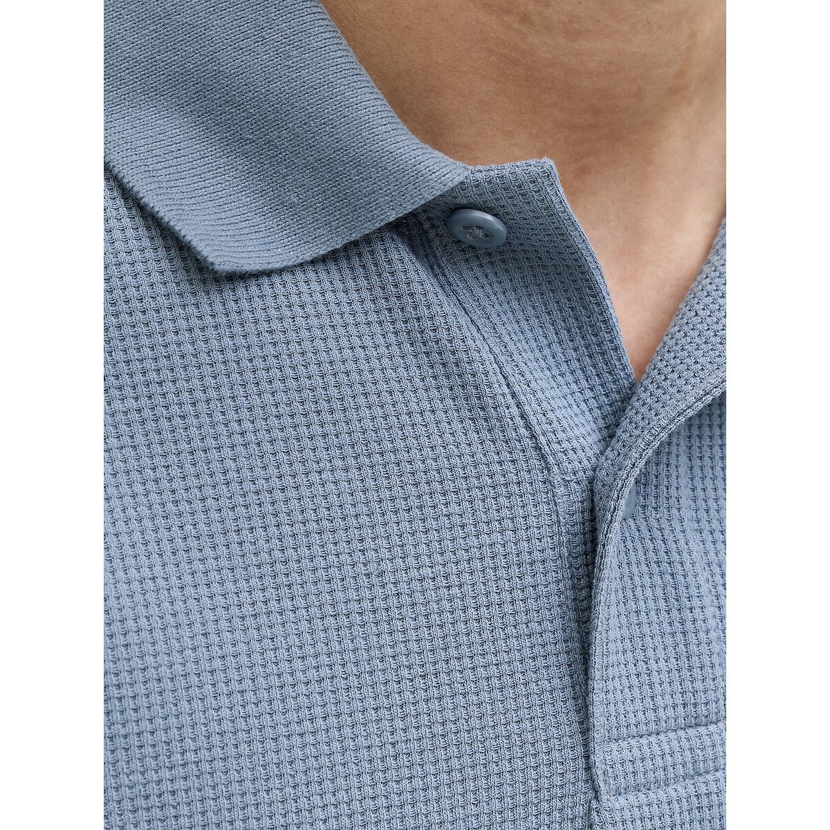 Polo manches courtes Austin bleu, JACK & JONES
