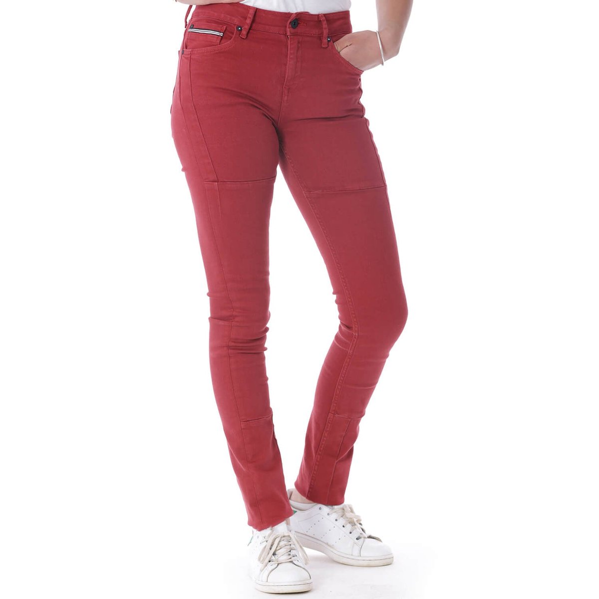 Jean coupe slim ICON rouge, SHILTON