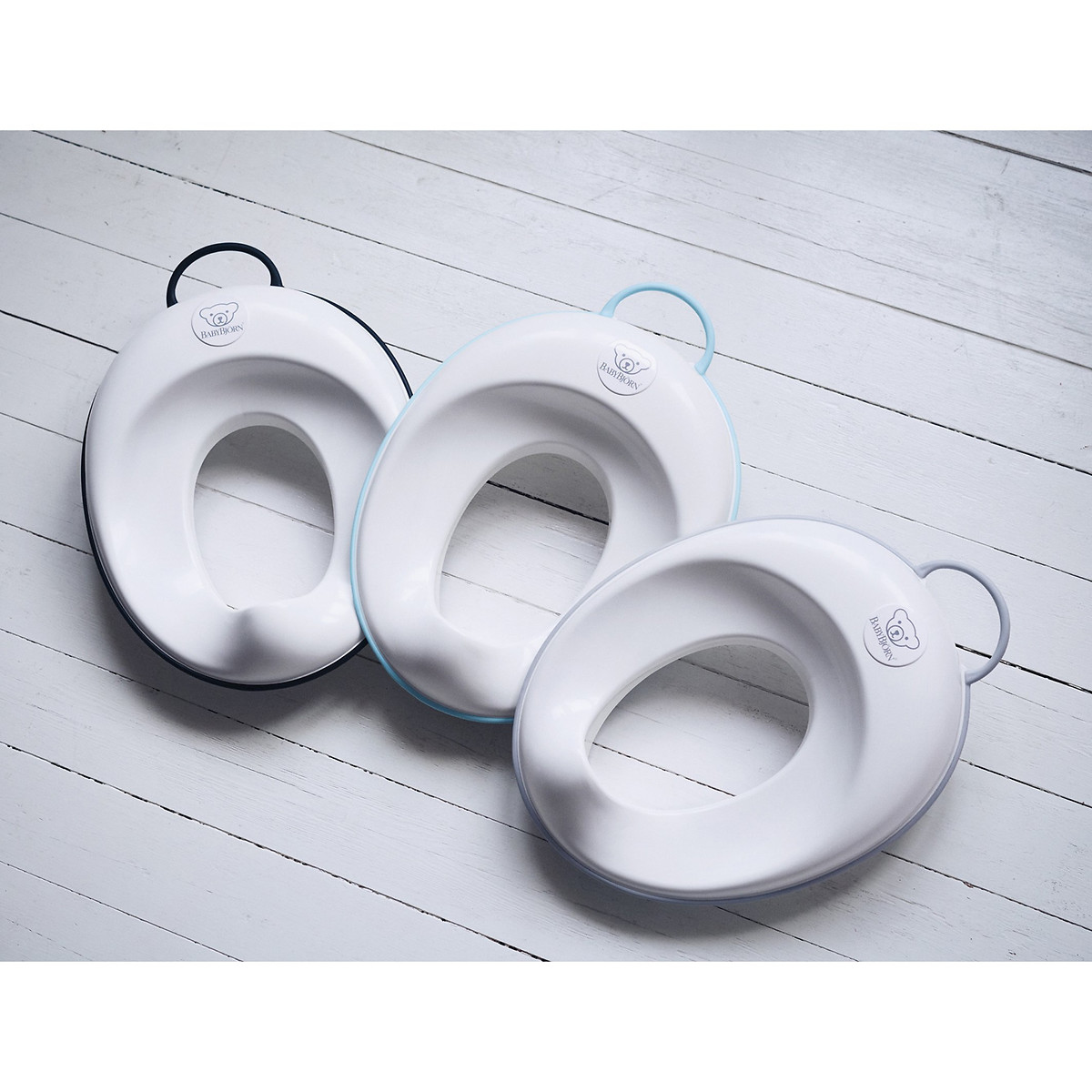Réducteur de toilette blanc + noir, BABYBJORN