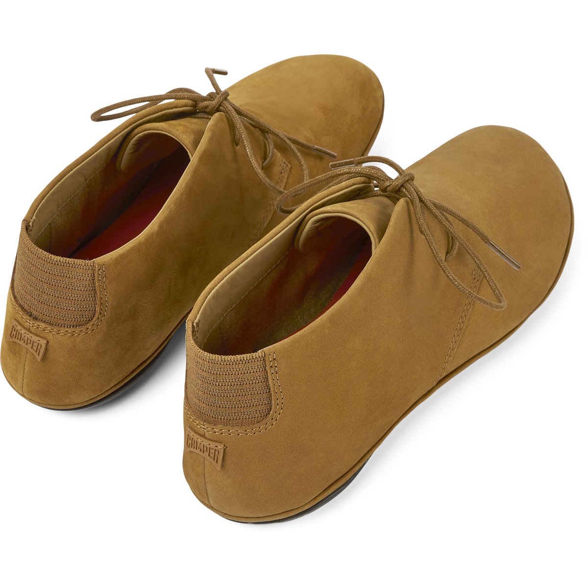 Bottines Right Nina Cuir marron foncé, CAMPER