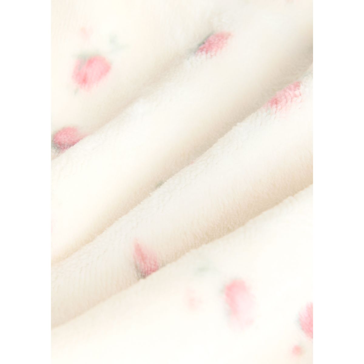 Peignoir en polaire rose crème, NEXT