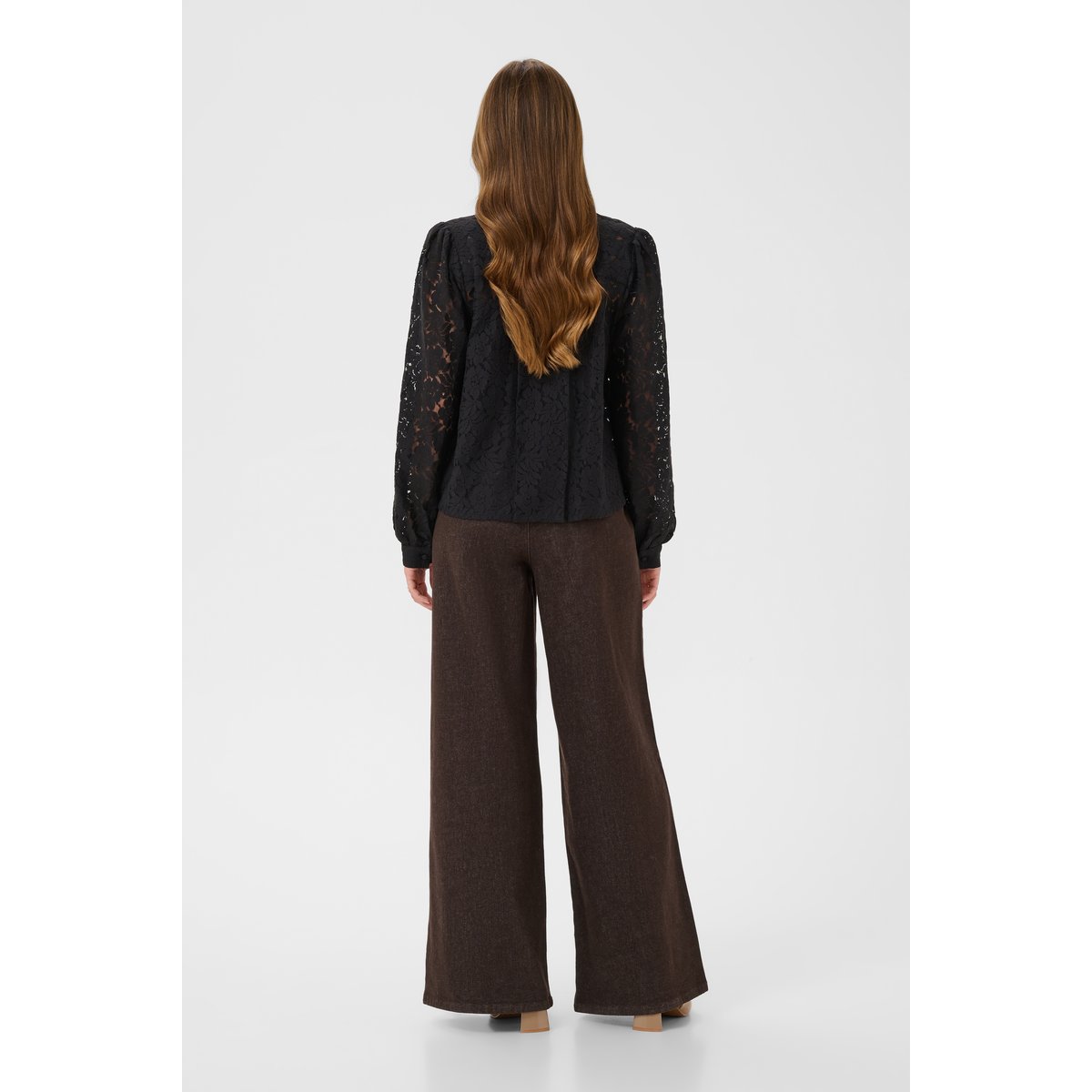 Blouse à manches longues noir pitch black, CREAM