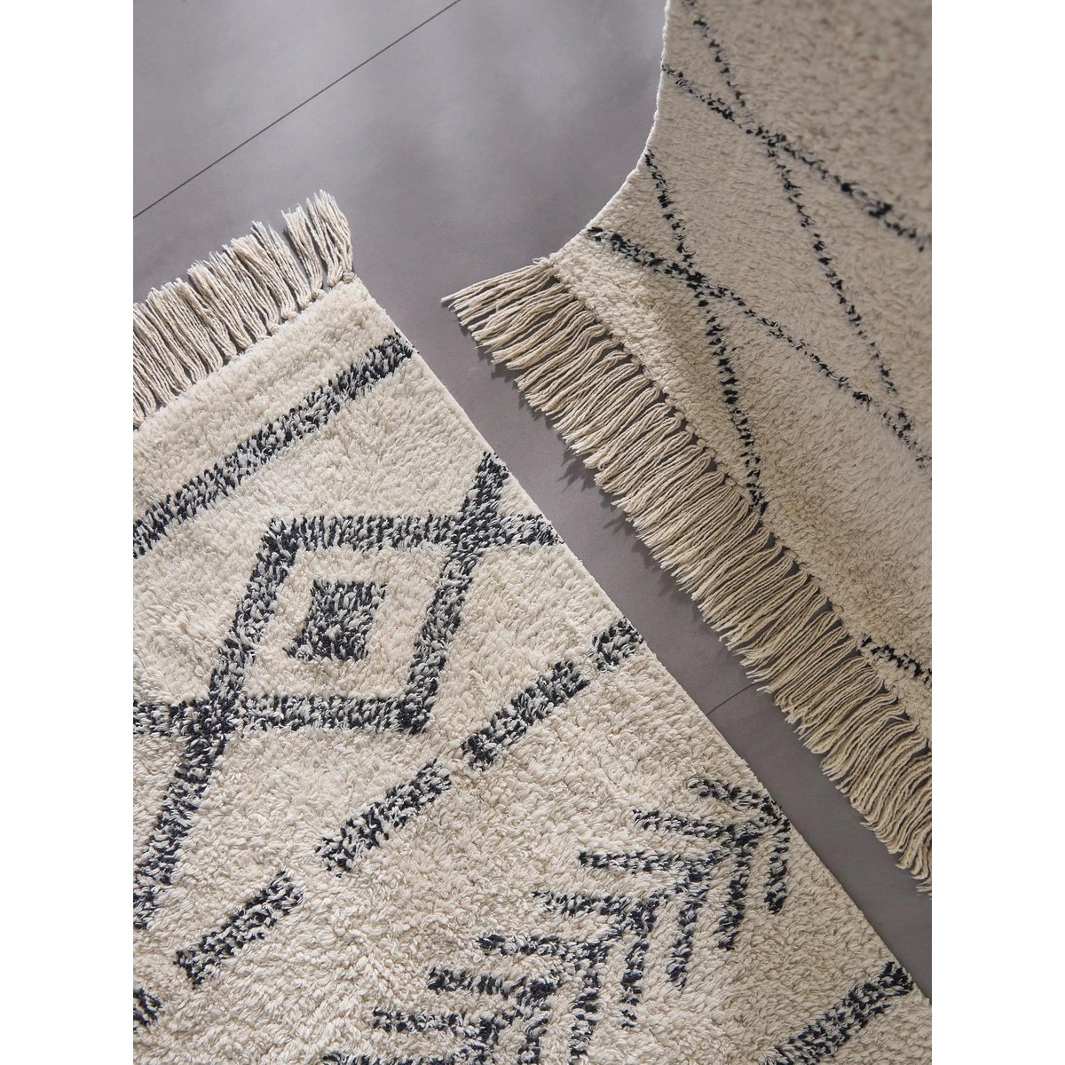 Tapis de bain tufté main NAOMI crème, BENUTA 