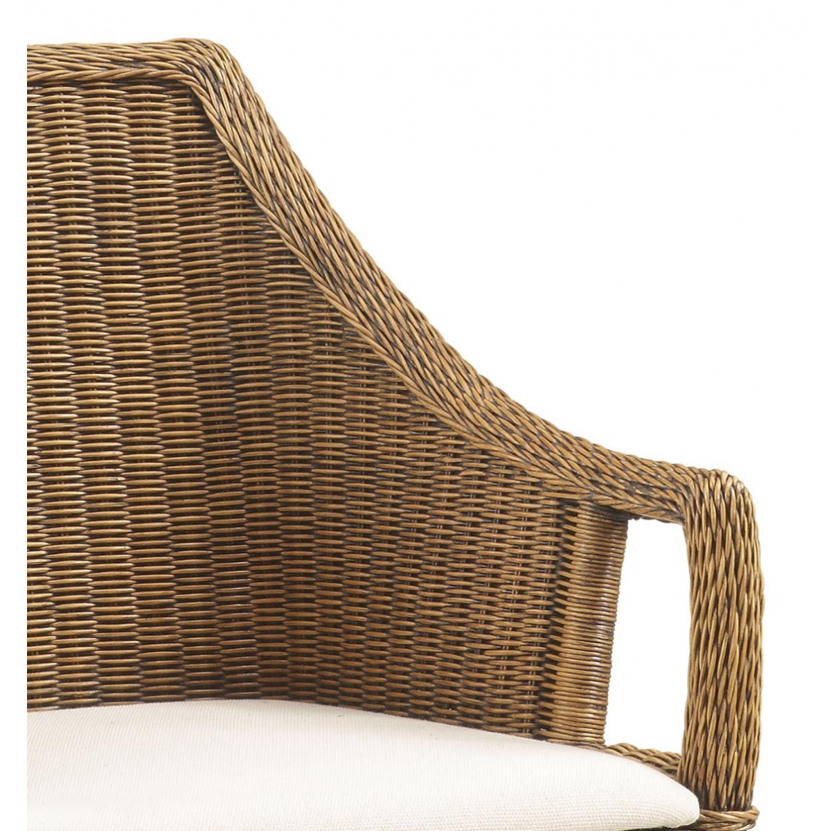 Chaise rotin marron, DECORATION D’AUTREFOIS