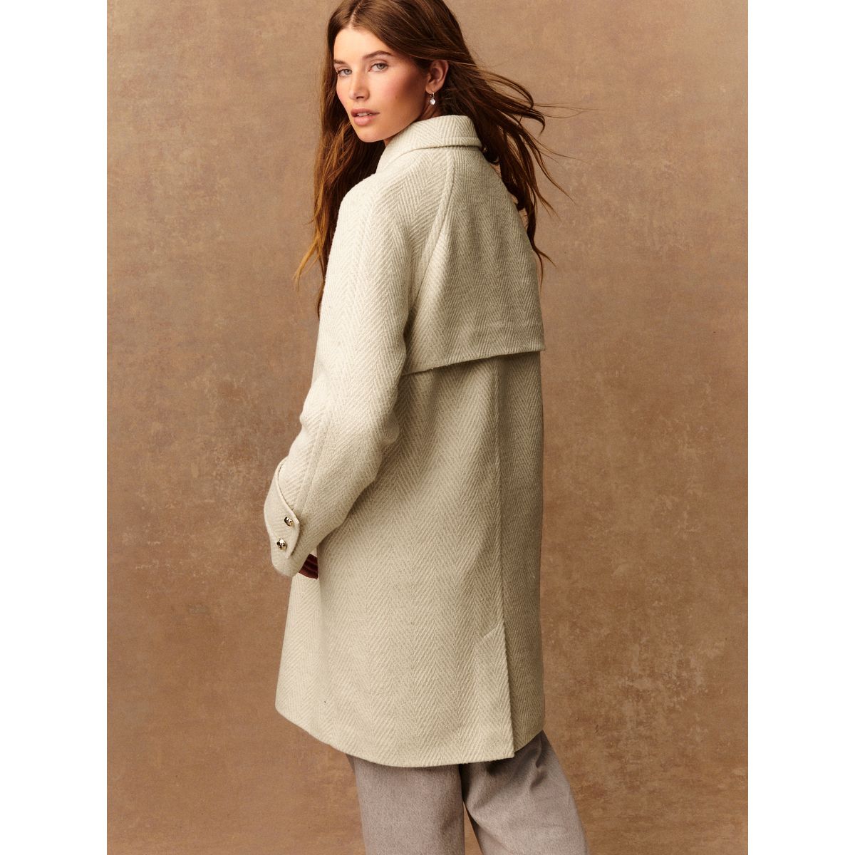 Manteau dolly écru, NEXT