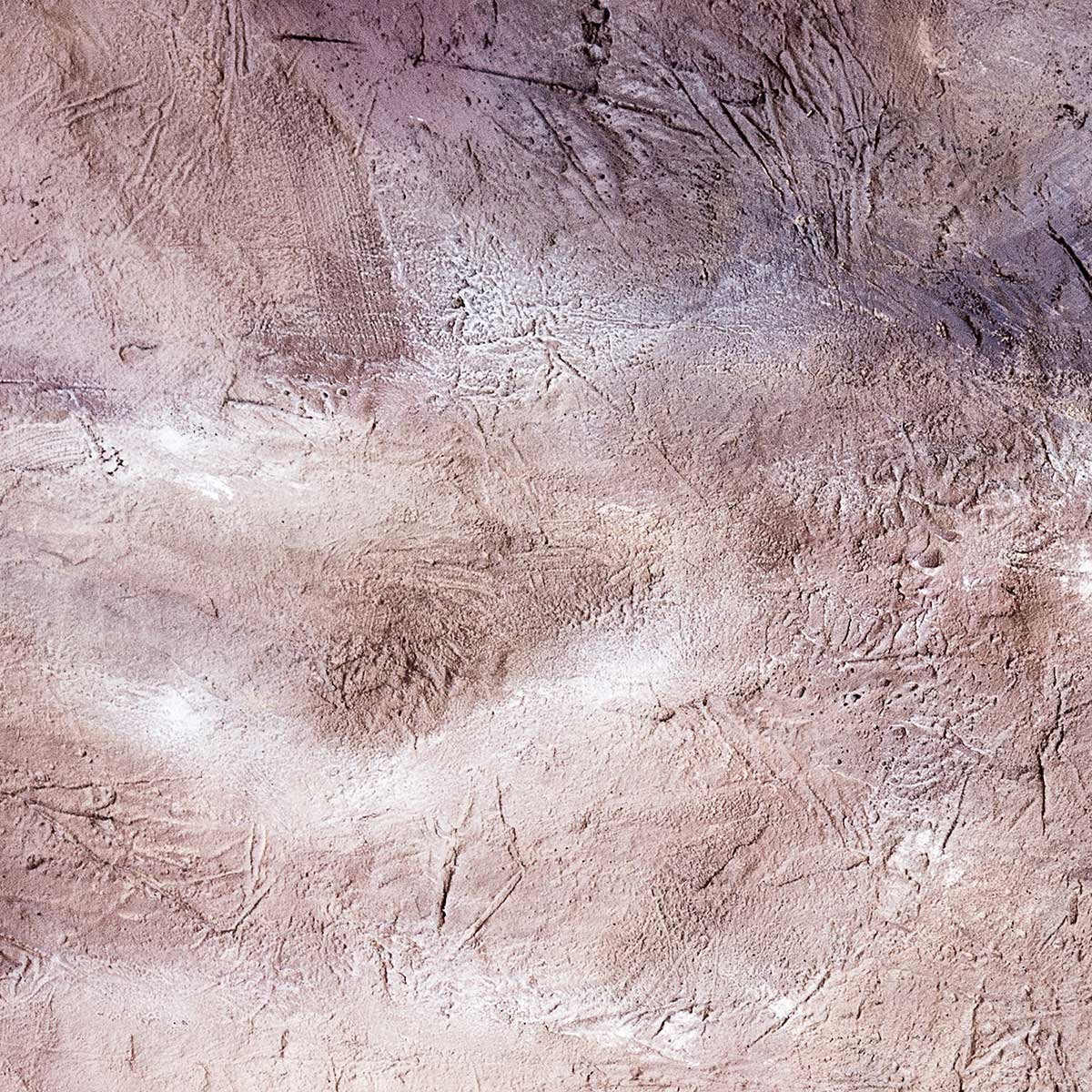 Tableau abstrait texture rosée toile imprimée, HEXOA