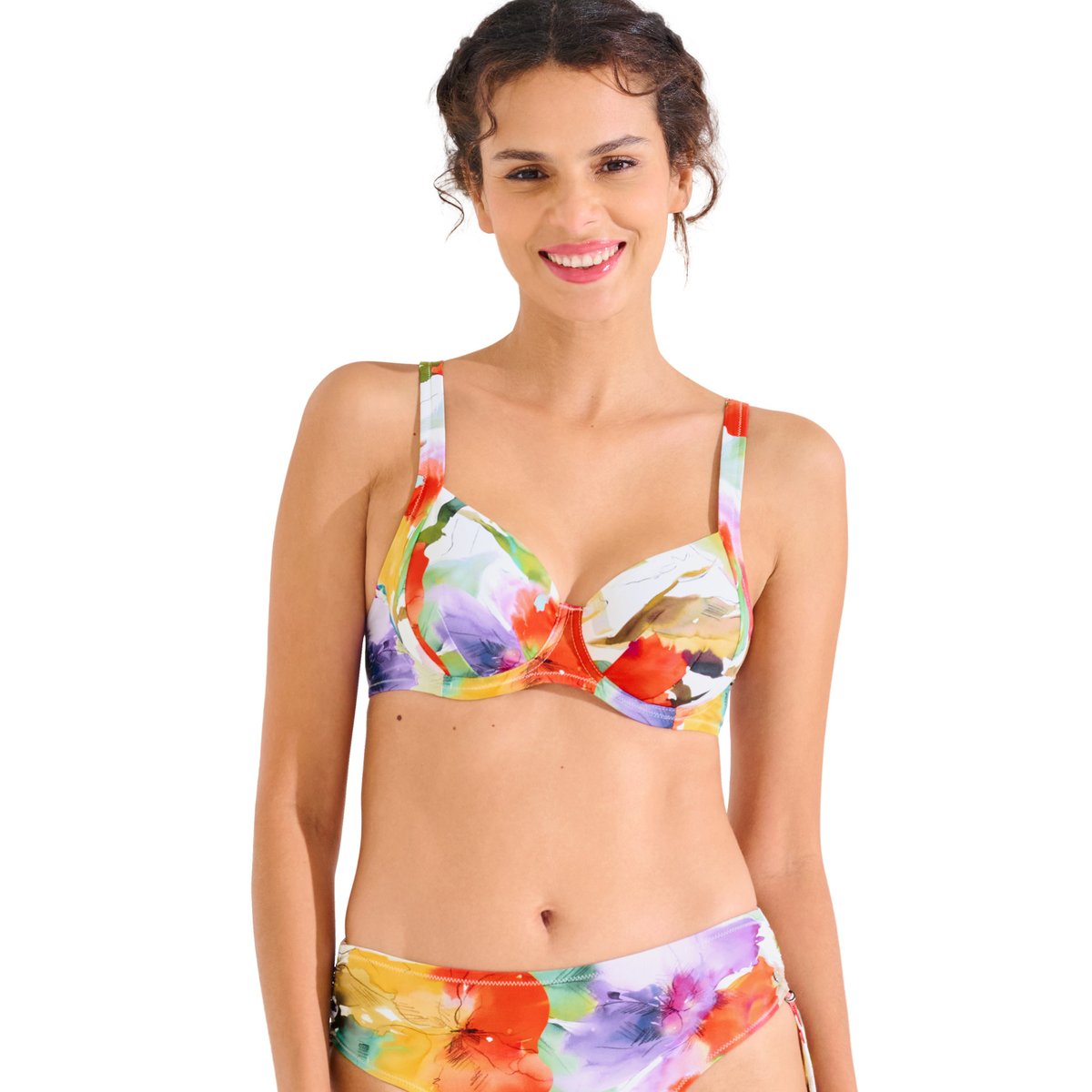 Haut maillot de bain armaturé ROMA blanc, LISCA