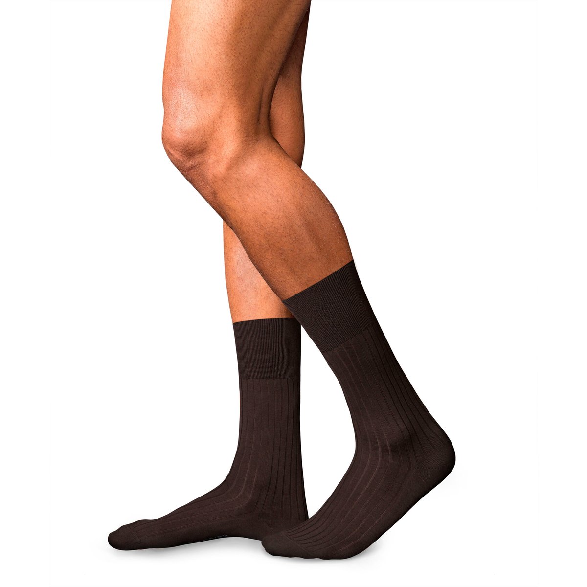 Chaussettes No. 13 Finest Piuma Cotton bois-brun, FALKE