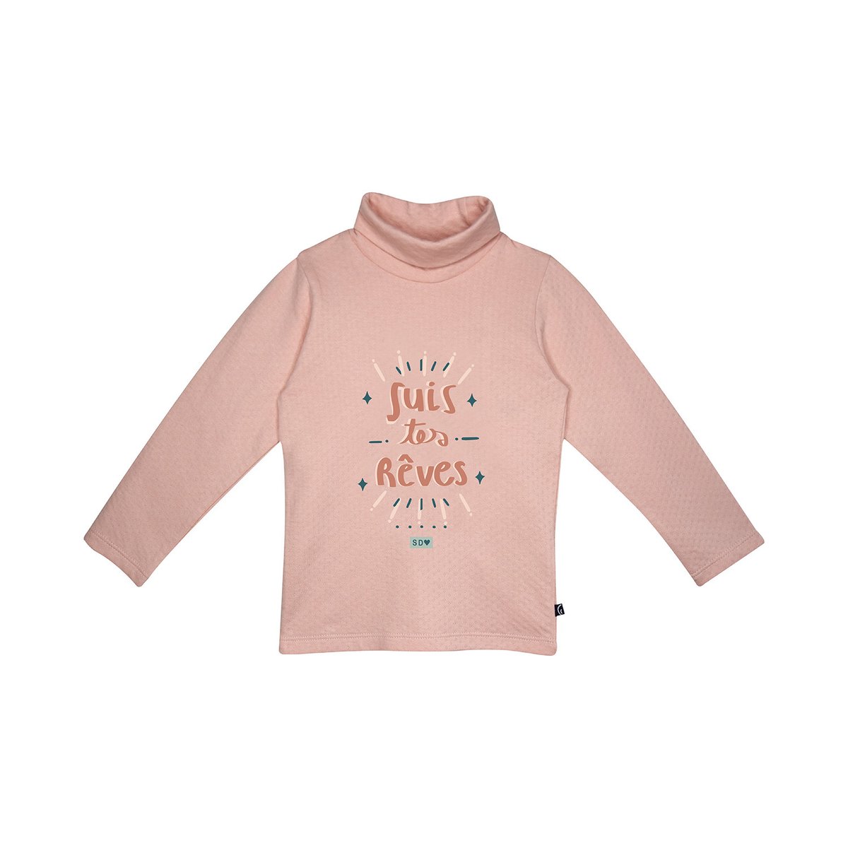 Tshirt marinella manches longues les grands de sucre d'orge rose, SUCRE D'ORGE